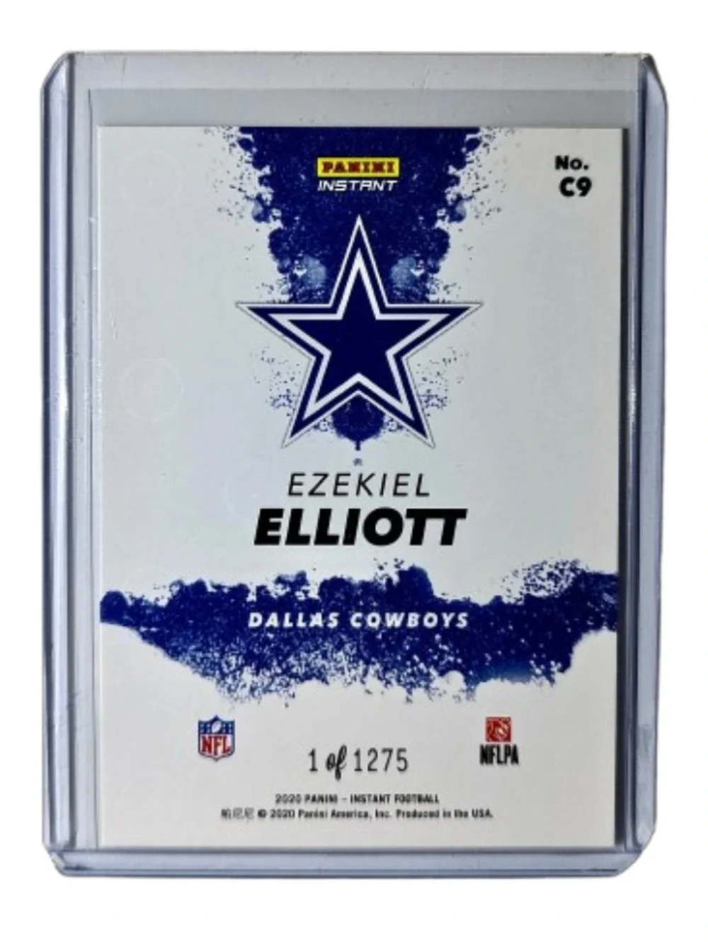 Ezekiel Elliott 2020 Panini NFL Instant My City #9 Football Card 1 of 1275